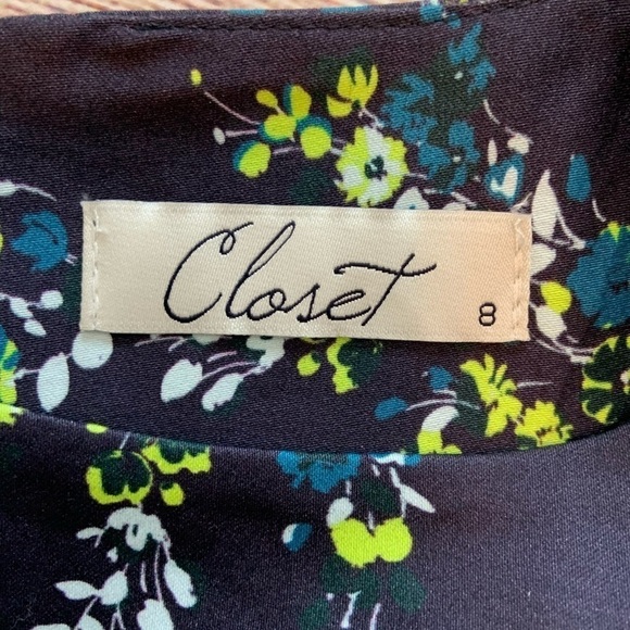 CLOSET Floral Dress 4 UK 8 - Picture 5 of 7